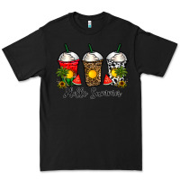 Black hello summer Premium Tee - CowhideDigitalArt