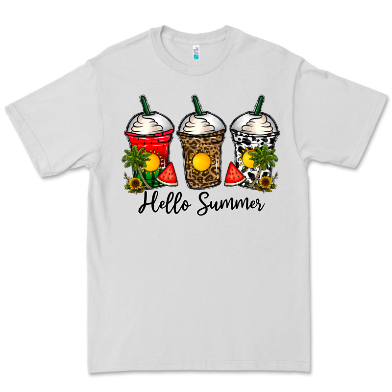 Hello Summer Premium Tee by CowhideDigitalArt | Teevron