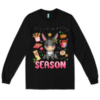 Black its officially season Long Sleeve Tee - MaliasSmallBusiness