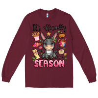 Burgundy its officially season Long Sleeve Tee - MaliasSmallBusiness