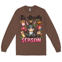 Chestnut its officially season Long Sleeve Tee - MaliasSmallBusiness