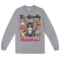 Heather Grey its officially season Long Sleeve Tee - MaliasSmallBusiness