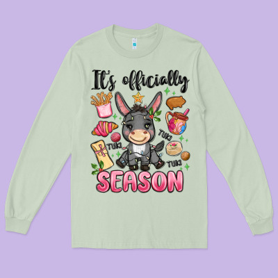 Its Officially Season Long Sleeve Tee Designed By Maliassmallbusiness