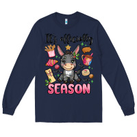 Navy its officially season Long Sleeve Tee - MaliasSmallBusiness