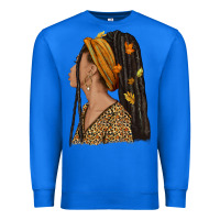 True Royal Fall afro woman Premium Sweatshirt - NancyCooperArtShop