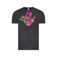 Vintage Black strawberry hedgehog cactus Vintage Tee - LillyAllenDesigns
