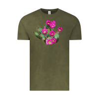 Vintage Olive strawberry hedgehog cactus Vintage Tee - LillyAllenDesigns