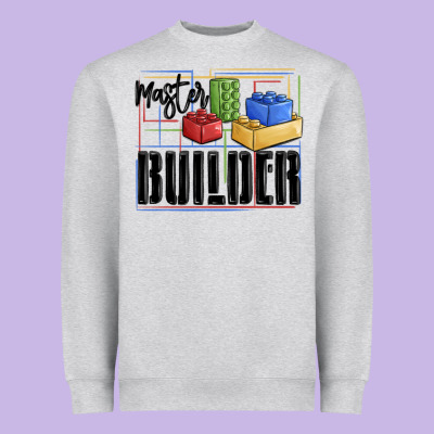 Master Builder Heavyweight Sweatshirt Designed By Maliassmallbusiness