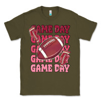 Army Green game day football Classic Tee - MaliasSmallBusiness