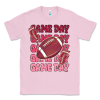 Bubblegum Pink game day football Classic Tee - MaliasSmallBusiness