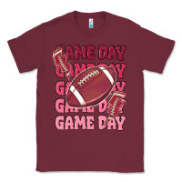 Burgundy game day football Classic Tee - MaliasSmallBusiness