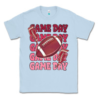 Dusty Blue game day football Classic Tee - MaliasSmallBusiness