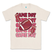 Natural game day football Classic Tee - MaliasSmallBusiness