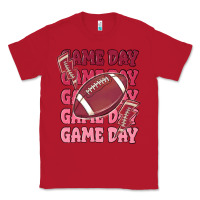 Red game day football Classic Tee - MaliasSmallBusiness