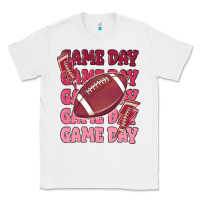 White game day football Classic Tee - MaliasSmallBusiness