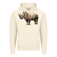 Vintage Artic Rhino Illustrations Vintage Hoodie - LillyAllenDesigns