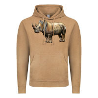 Vintage Camel Rhino Illustrations Vintage Hoodie - LillyAllenDesigns