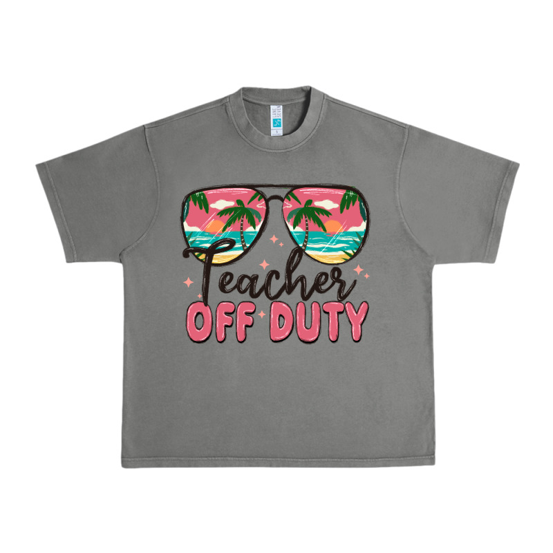 Teacher Off Duty Urban Heavy Tee by MaliasSmallBusiness | Teevron
