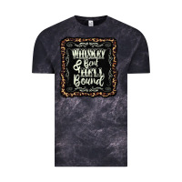 Cloud Black whiskey bent hell bound black Vintage Tee - AdoDesignShop