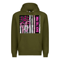 Army Green back the pink Premium Hoodie - TumblerDesignByShophia