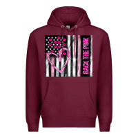 Burgundy back the pink Premium Hoodie - TumblerDesignByShophia