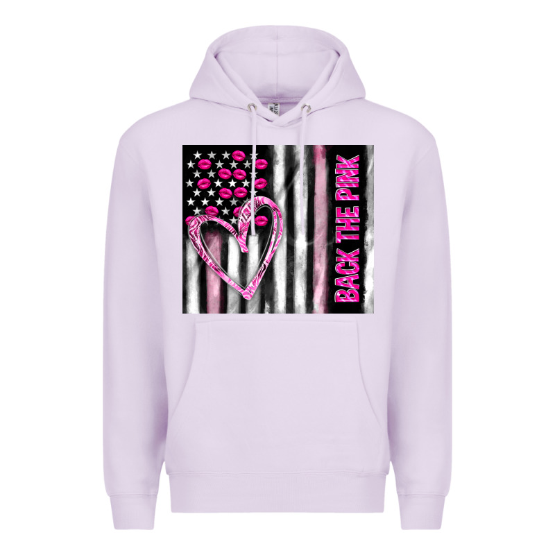 Back The Pink Premium Hoodie by TumblerDesignByShophia | Teevron