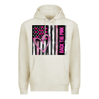 Oatmeal Heather back the pink Premium Hoodie - TumblerDesignByShophia