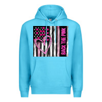 Ocean Blue back the pink Premium Hoodie - TumblerDesignByShophia