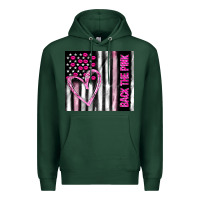 Sports Green back the pink Premium Hoodie - TumblerDesignByShophia