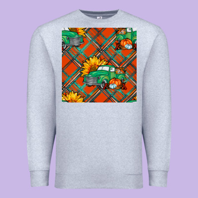 Fall Truck Premium Sweatshirt Designed By Nancycooperartshop