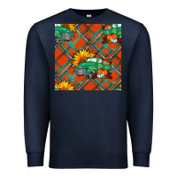 Navy Fall truck Premium Sweatshirt - NancyCooperArtShop