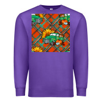 Purple Fall truck Premium Sweatshirt - NancyCooperArtShop