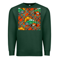 Sports Green Fall truck Premium Sweatshirt - NancyCooperArtShop