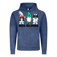 Vintage Denim hero gnomies african american nurse gnomies medical gnomies Vintage Hoodie - BarkalooDesign