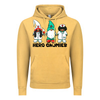 Vintage Mustard hero gnomies african american nurse gnomies medical gnomies Vintage Hoodie - BarkalooDesign