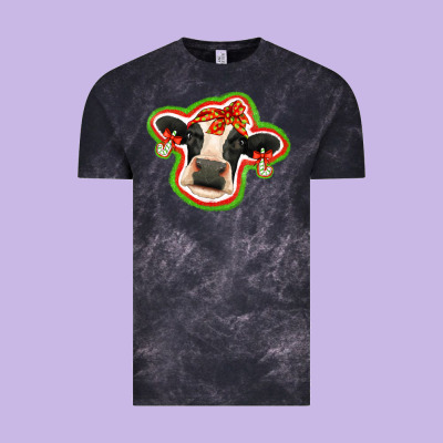 Christmas Heifer Vintage Tee Designed By Jasminsmagicworld