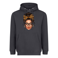 Smoke caucasian leopard messy bun Heavyweight Hoodie - texasbilliewilder