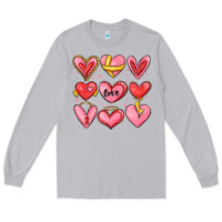 Moon Dust sketch hearts Long Sleeve Tee - MaliasSmallBusiness