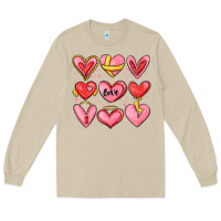 Mushroom sketch hearts Long Sleeve Tee - MaliasSmallBusiness