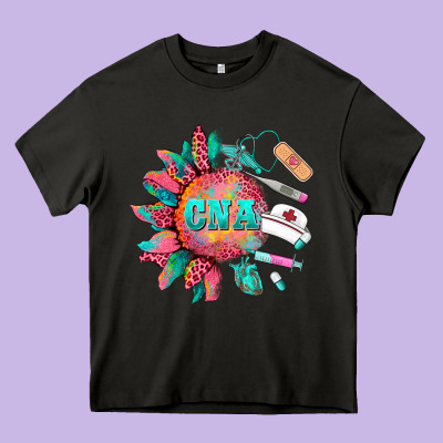 Western Certified Nurse Asistant  Medical Instruments Heavy Core Tee Designed By Barkaloodesign