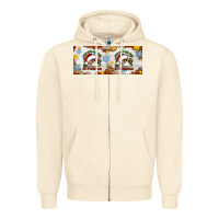 Sandshell When You're Dead Inside But It's Christmas Hippie Skeleton Santa Zipper Hoodie - Artiststas