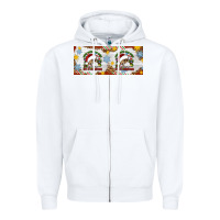 White When You're Dead Inside But It's Christmas Hippie Skeleton Santa Zipper Hoodie - Artiststas