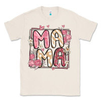 Natural floral mama Classic Tee - MaliasSmallBusiness