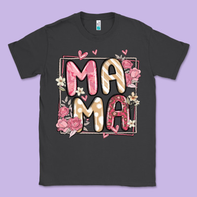 Floral Mama Classic Tee Designed By Maliassmallbusiness
