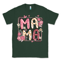 Sports Green floral mama Classic Tee - MaliasSmallBusiness