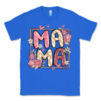 True Royal floral mama Classic Tee - MaliasSmallBusiness