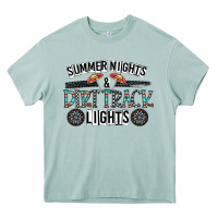 Arona summer night & dirt track lights Heavy Core Tee - CowhideDigitalArt