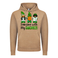 Vintage Coffee hanging with my gnomies african american nurse gnomies Vintage Hoodie - BarkalooDesign