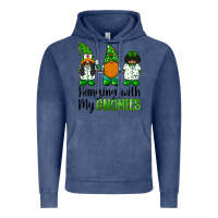 Vintage Denim hanging with my gnomies african american nurse gnomies Vintage Hoodie - BarkalooDesign