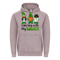 Vintage Zinc hanging with my gnomies african american nurse gnomies Vintage Hoodie - BarkalooDesign